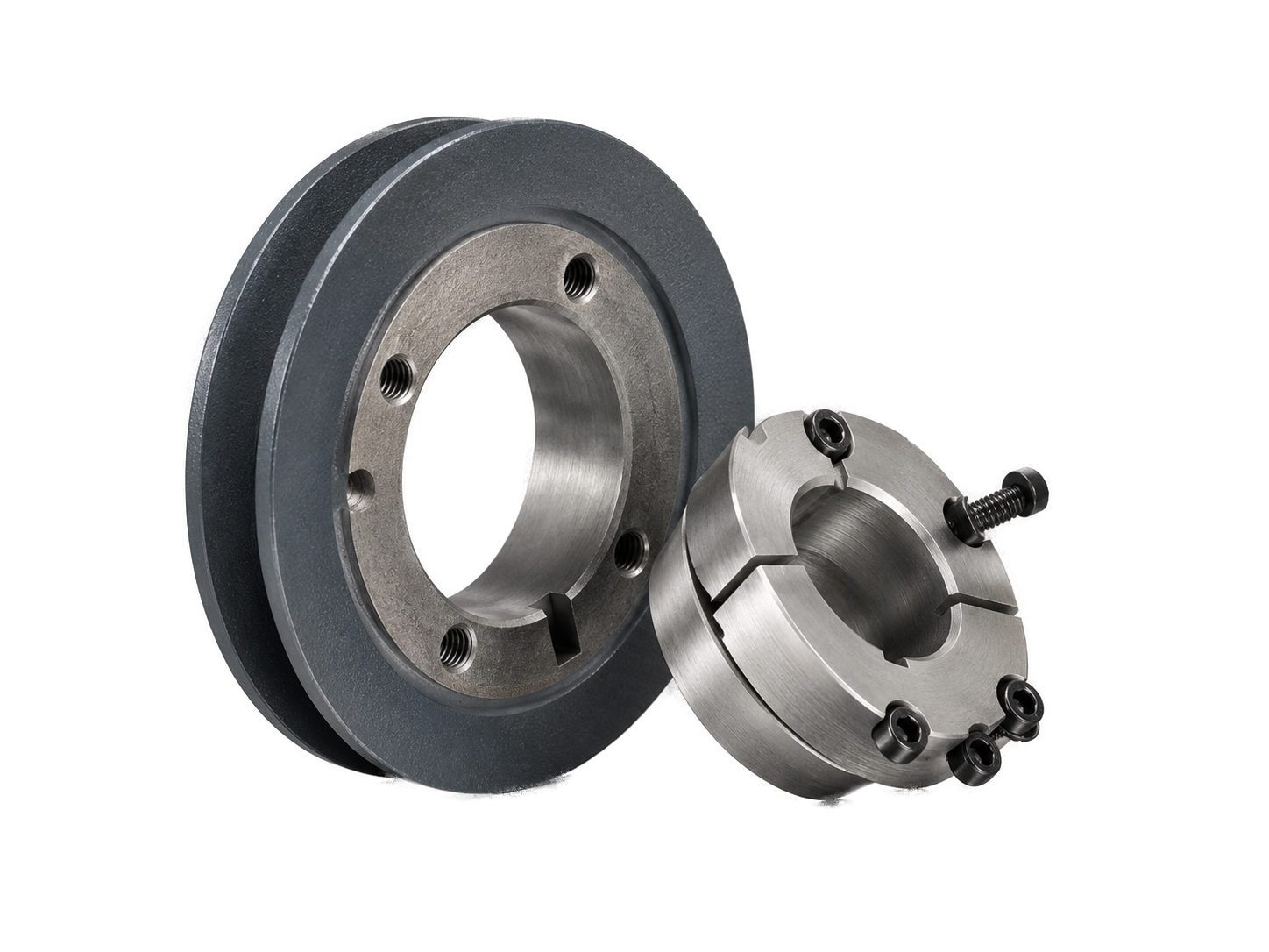 Polias de Ferro Perfil 3V com Cone QD